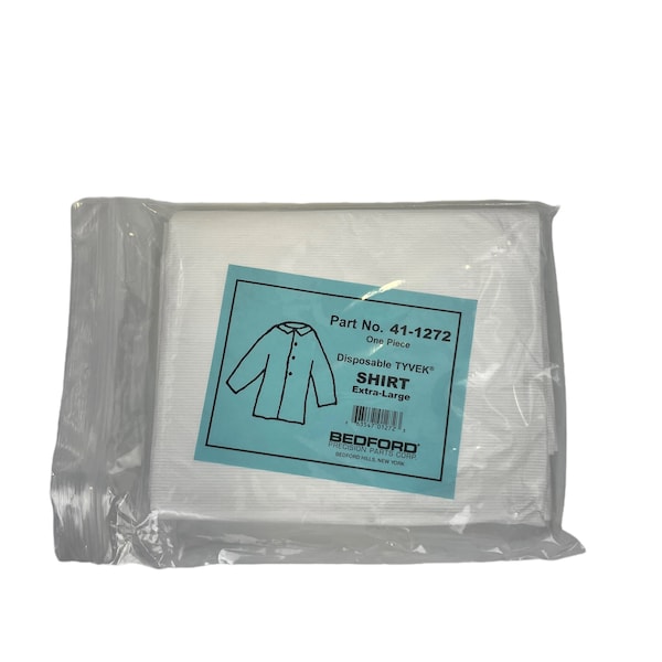 Bedford Precision Parts Bedford Precision Disposable Tyvek Shirt for Painting and Coating- X-Large 41-1272 - main